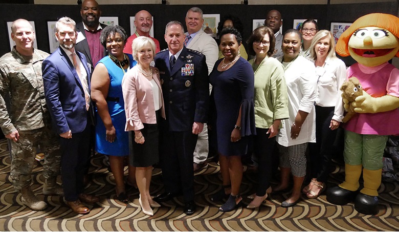 General and Mrs. Goldfein meet with the River Region team. Source: US Air Force.