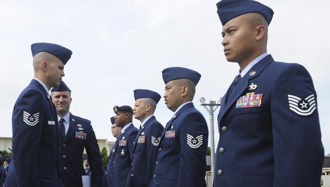 NCO Academy Open Ranks Inspection