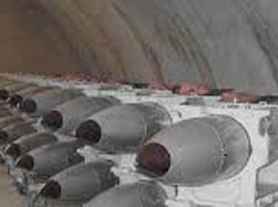 Photo depicts nuclear arsenal bunker