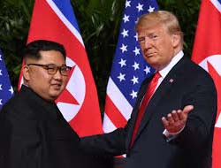 President Trump with Kim Jong-un