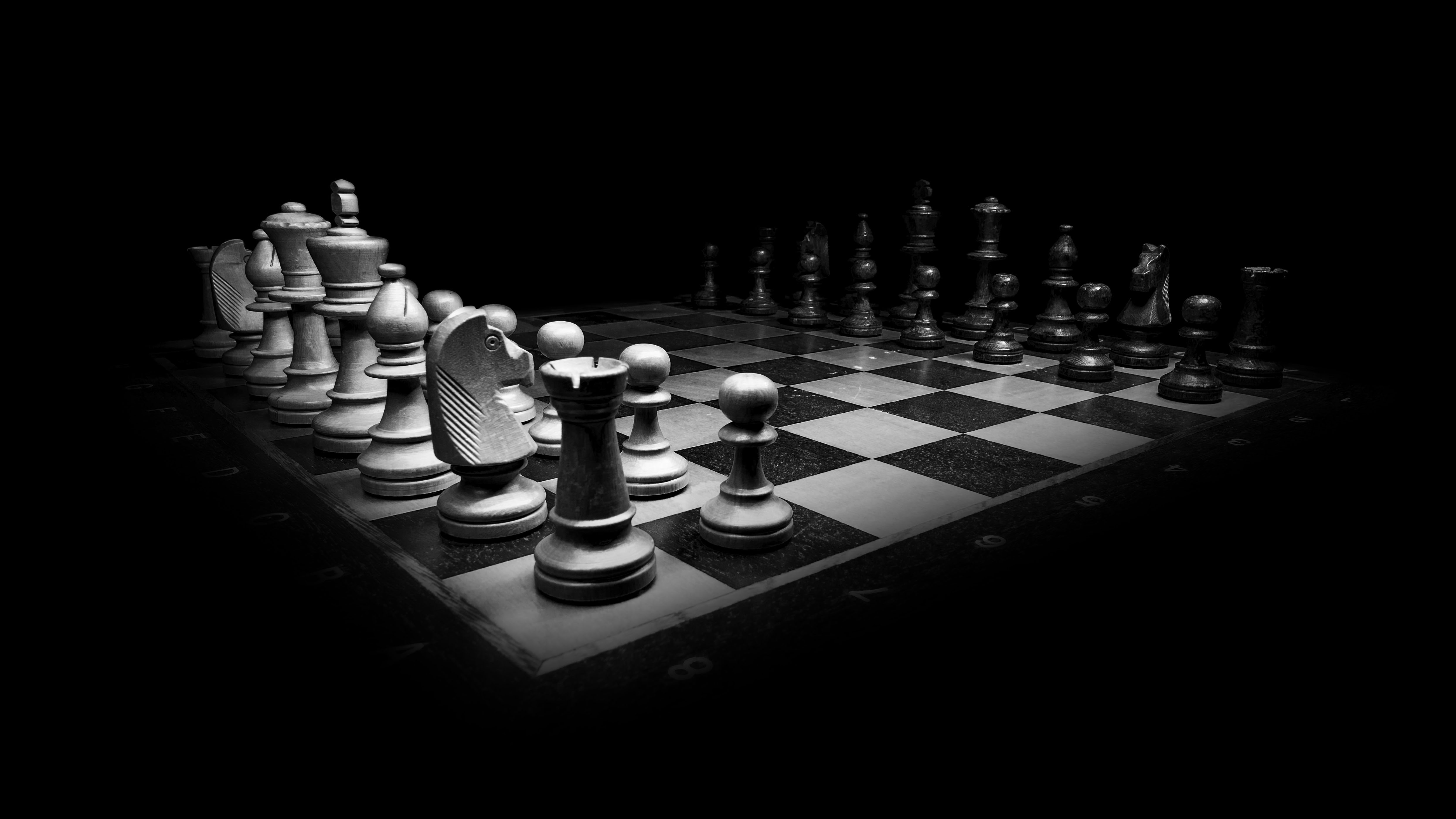 Chess board depiction