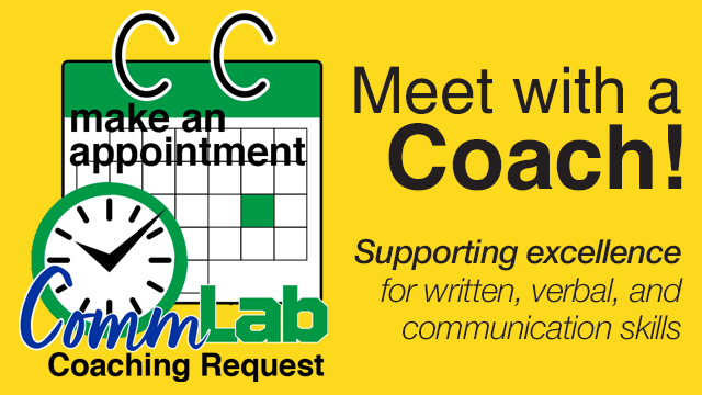 Comm Lab coaching request