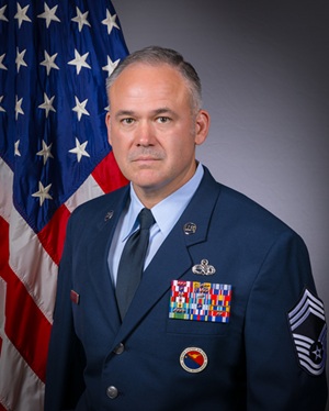 CMSgt. Michael W. Hubbard Official Photo