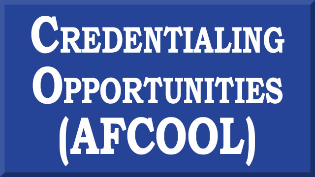 AF Credential Opportunities On-Line