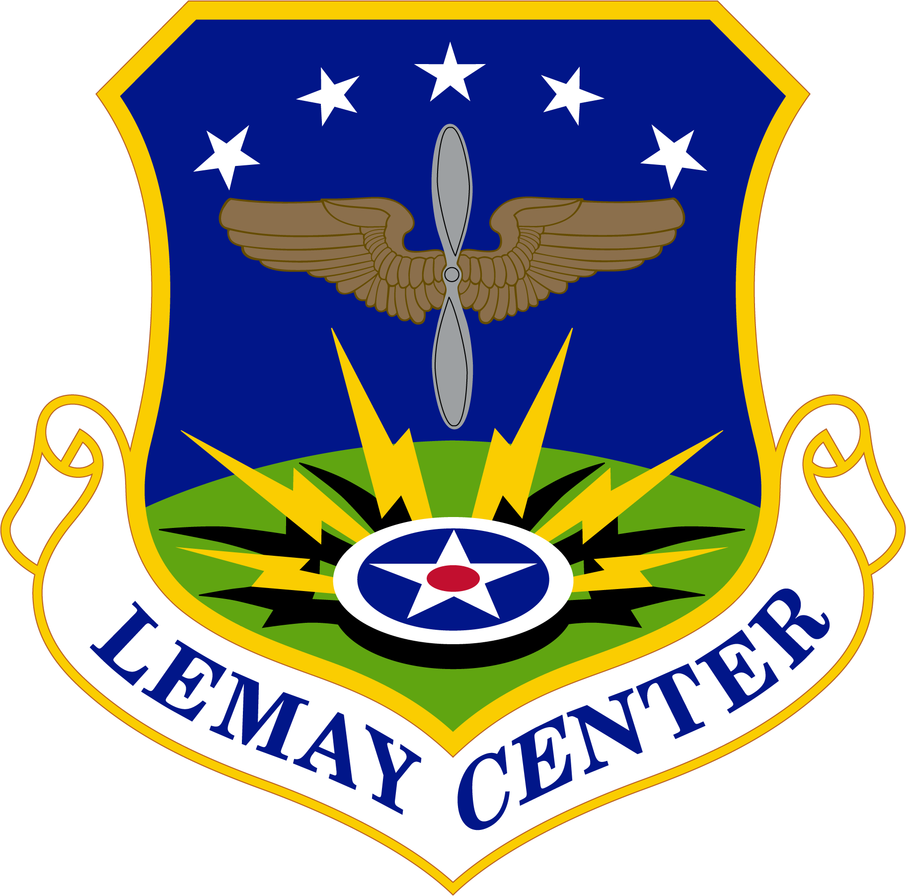 LeMay Center Shield