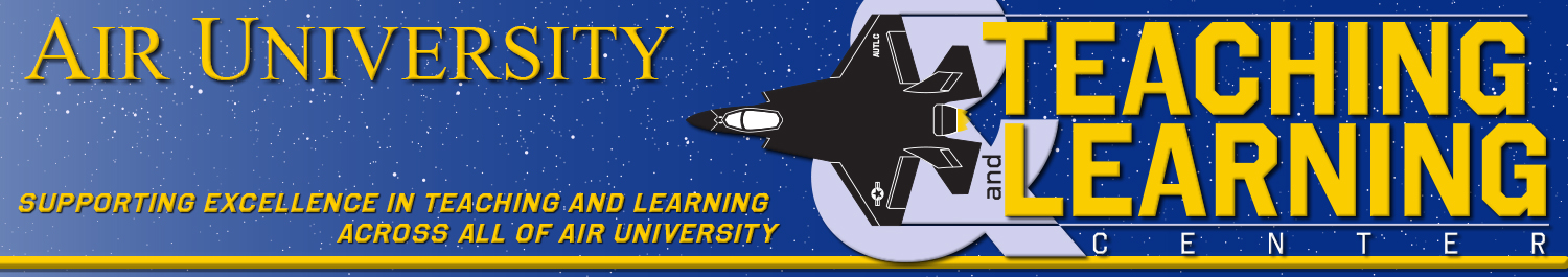 Air University Teaching and Learning Center Banner