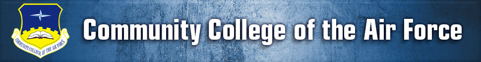 college of the air force transcripts
